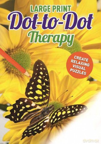 Large Print Dot-to-Dot Therapy (Colouring Books) - Georgina McDonald [KSIĄŻKA]
