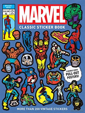Marvel Classic Sticker Book - Marvel Entertainment [KSIĄŻKA]