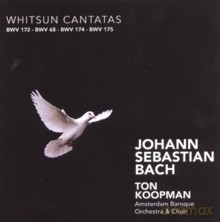 Johann Sebastian Bach: Whitsun Cantatas: Erschallet, ihr Lieder BWV 172 ; Also hat Gott die Welt geliebt BWV 68; Ich liebe den Höchsten von ganzem Gemüte BWV 174; Er rufet seinen Schafen mit Namen BWV 175 [CD]