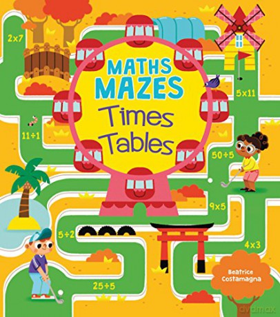 Maths Mazes: Times Tables (Super Stars Activity Books) - Catherine Casey [KSIĄŻKA]