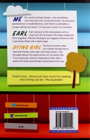 Me and Earl and the Dying Girl - Jesse Andrews [KSIĄŻKA]