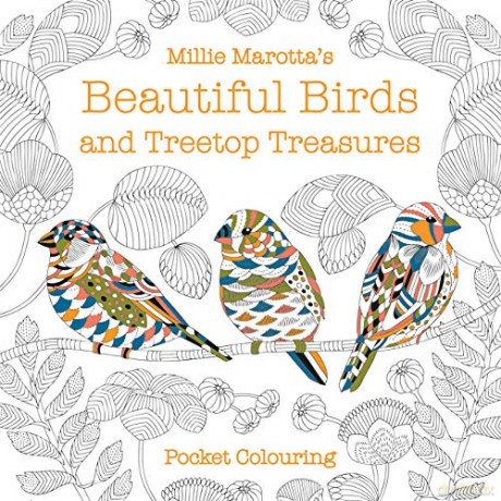 Millie Marotta's Beautiful Birds and Treetop Treasures Pocket Colouring - Millie Marotta [KSIĄŻKA]