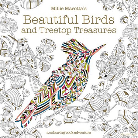 Millie Marotta's Beautiful Birds and Treetop Treasures: A colouring book adventure: 10 - Millie Marotta [KSIĄŻKA]