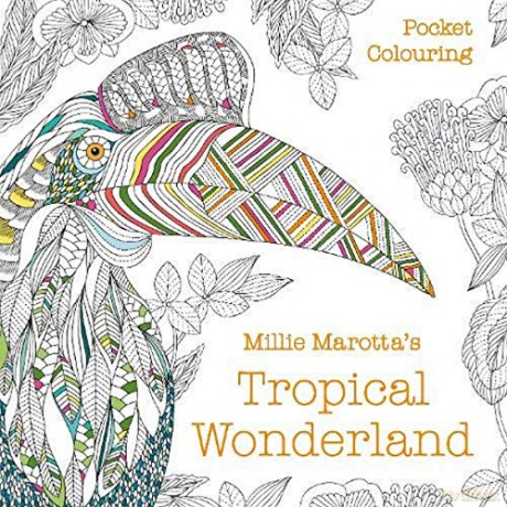 Millie Marotta's Tropical Wonderland Pocket Colouring - Millie Marotta [KSIĄŻKA]