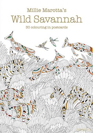 Millie Marotta's Wild Savannah Postcard Book - Millie Marotta [KSIĄŻKA]