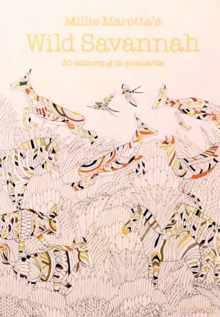 Millie Marotta's Wild Savannah Postcard Book - Millie Marotta [KSIĄŻKA]