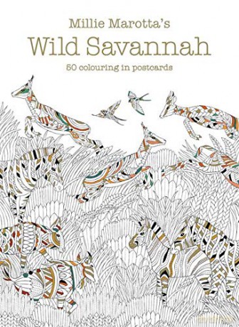 Millie Marotta's Wild Savannah Postcard Box - Millie Marotta [KSIĄŻKA]