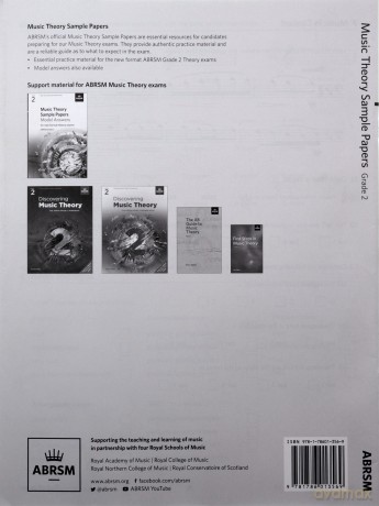 Music Theory Sample Papers, ABRSM Grade 2 (Music Theory Papers (ABRSM)) - ABRSM [KSIĄŻKA]