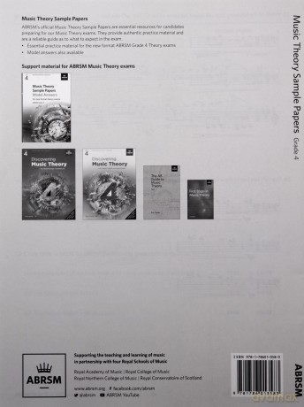Music Theory Sample Papers, ABRSM Grade 4 (Theory of Music Exam papers (ABRSM)) - ABRSM [KSIĄŻKA]