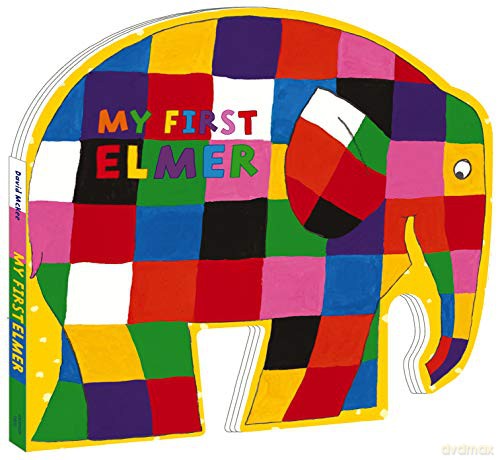 My First Elmer: Shaped Board Book: 1 (Elmer Picture Books) - David McKee [KSIĄŻKA]