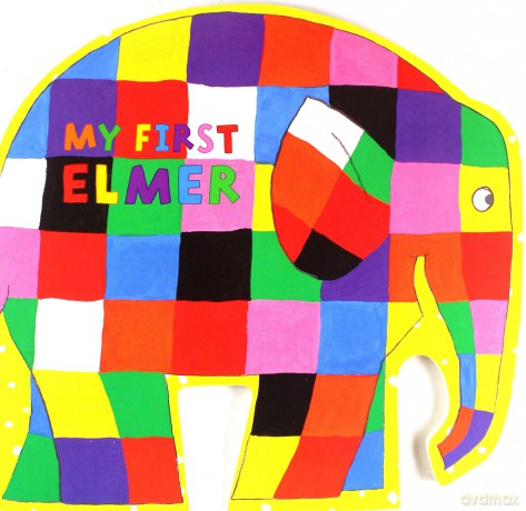 My First Elmer: Shaped Board Book: 1 (Elmer Picture Books) - David McKee [KSIĄŻKA]