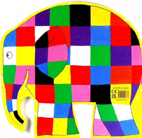 My First Elmer: Shaped Board Book: 1 (Elmer Picture Books) - David McKee [KSIĄŻKA]