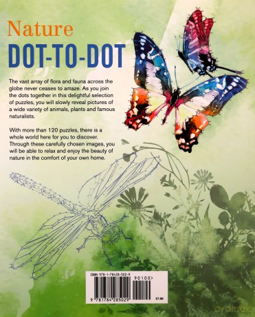 Nature Dot-to-Dot (Colouring Books) - David Woodroffe [KSIĄŻKA]