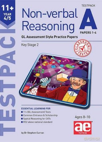 Non-verbal Reasoning Year 4/5 Testpack A Papers 1-4: GL Assessment Style Practice Papers - Dr Stephen C Curran [KSIĄŻKA]