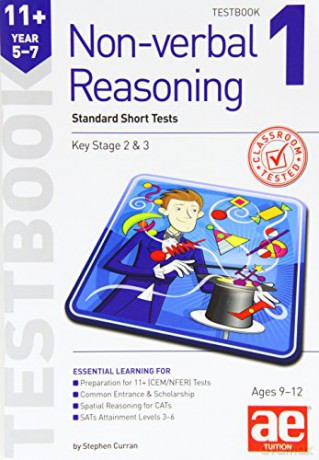 Non-verbal Reasoning Year 5-7 Testbook 1: Standard GL Assessment Style 10 Minute Tests - Stephen C. Curran [KSIĄŻKA]