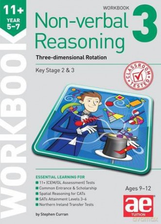Non-verbal Reasoning Year 5-7 Workbook 3: Three-dimensional Rotation - Stephen C. Curran [KSIĄŻKA]