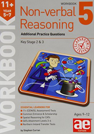 Non-verbal Reasoning Year 5-7 Workbook 5: Additional Practice Questions - Stephen C. Curran [KSIĄŻKA]