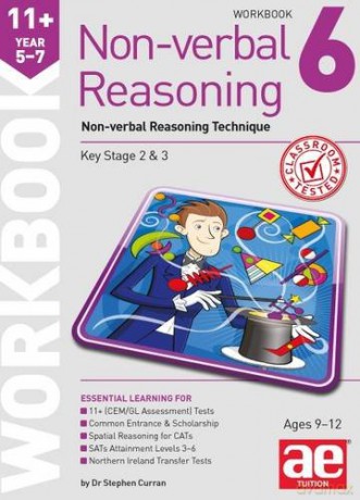 Non-verbal Reasoning Year 5-7 Workbook 6: Non-verbal Reasoning Technique - Stephen C. Curran [KSIĄŻKA]