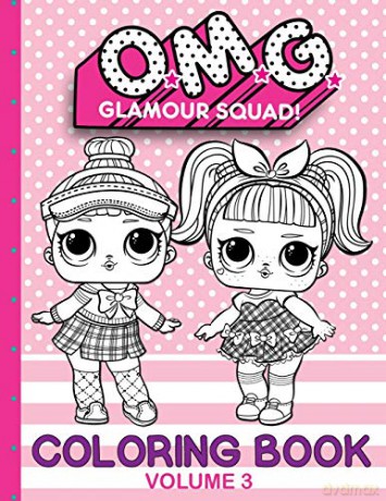 O.M.G. Glamour Squad: Coloring Book For Kids: Volume 3 (03) - Books Plus [KSIĄŻKA]