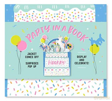Party in a Book (A Bouquet in a Book): Jacket Comes Off. Surprises Pop up. Display and Celebrate! - Hello!Lucky [KSIĄŻKA]