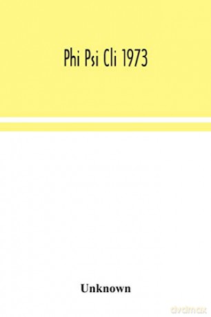 Phi Psi Cli 1973 [KSIĄŻKA]