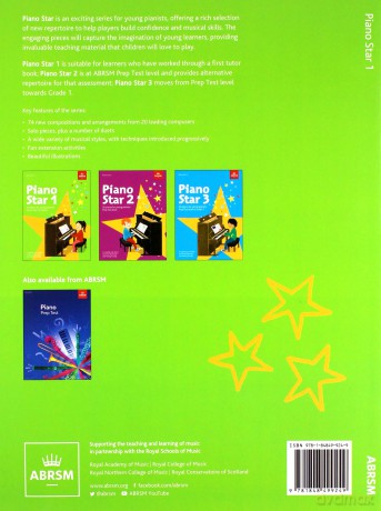 Piano Star, Book 1: 24 Pieces for Young Pianists Up to Prep Test Level (ABRSM Exam Pieces) - David Blackwell [KSIĄŻKA]