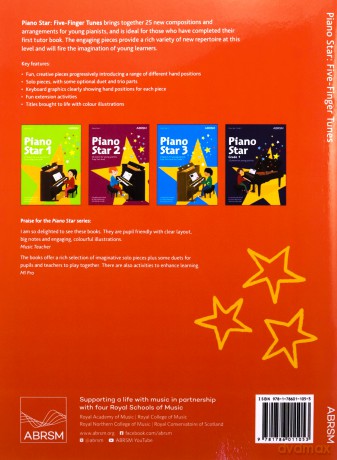 Piano Star: Five-Finger Tunes (ABRSM Exam Pieces) - David Blackwell [KSIĄŻKA]
