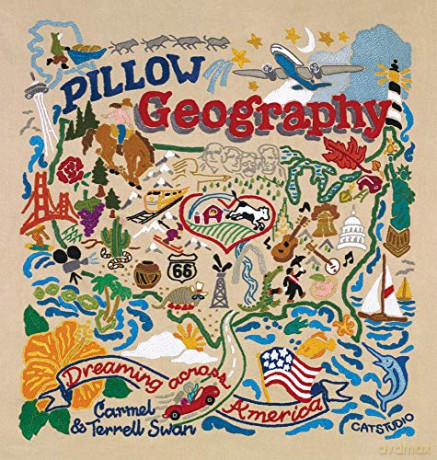Pillow Geography: Into the Heart of America: Dreaming Across America - Carmel Swan [KSIĄŻKA]