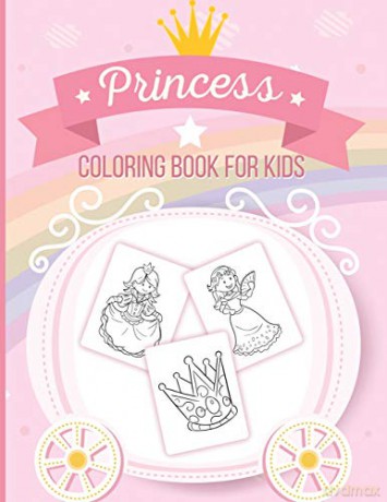 Princess Coloring Book For Kids: Art Activity Book for Kids of All Ages | Pretty Princesses Coloring Book for Girls, Boys, Kids, Toddlers | Cute Fairy Tale - Alice Devon [KSIĄŻKA]