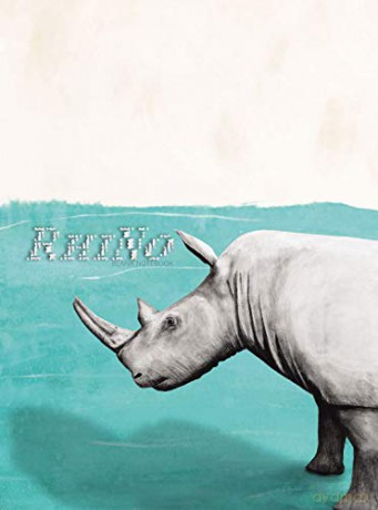 RhiNo: Large Blank Notebook (Blinkies) - Gilbert Pepper [KSIĄŻKA]