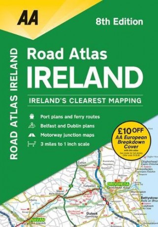 Road Atlas Ireland PB (AA Road Atlas Ireland) - AA Publishing [KSIĄŻKA]