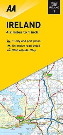 Road Map Ireland: Strassenkarte Irland (Aa Road Map) - AA Publishing [KSIĄŻKA]