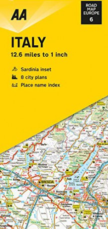 Road Map Italy (AA Road Map Europe 06) (AA Road Map Europe Series) - AA Publishing [KSIĄŻKA]