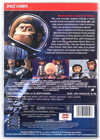 Małpy w kosmosie [DVD]