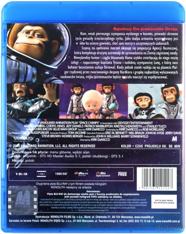 Małpy w kosmosie [Blu-Ray]