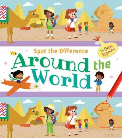 Spot the Difference Around the World - Genie Espinosa [KSIĄŻKA]