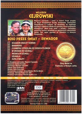 Boso Przez Świat: Ekwador - Wojciech Cejrowski [DVD]