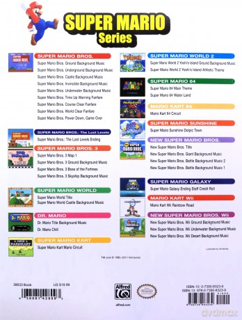 Super Mario Series for Piano: Easy Piano - Alfred Publishing Staff [KSIĄŻKA]