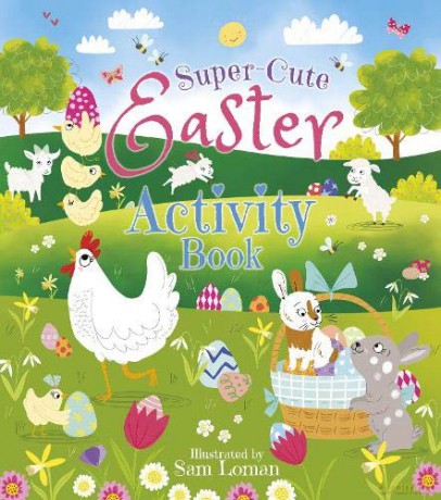 Super-Cute Easter Activity Book (Super-Cute Activity Books) - Sam Loman [KSIĄŻKA]