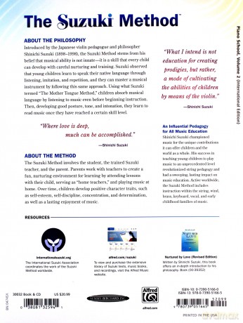 Suzuki Piano School, Vol 2: Book & CD (Suzuki Method Core Materials) - Seizo Azuma [KSIĄŻKA]