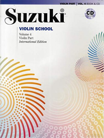 Suzuki Violin School Violin Part Volume 4 (with CD) - Dr Shinichi Suzuki [KSIĄŻKA]