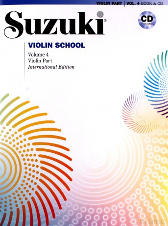 Suzuki Violin School Violin Part Volume 4 (with CD) - Dr Shinichi Suzuki [KSIĄŻKA]