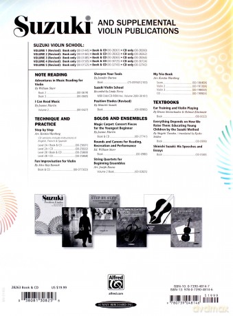 Suzuki Violin School Violin Part with CD Volume 2 - Dr Shinichi Suzuki [KSIĄŻKA]