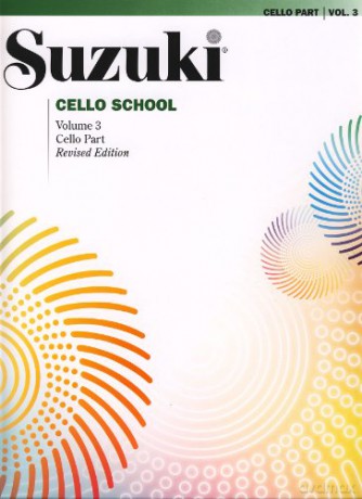 Suzuki: Cello School Volume 3 Revised Edition (Cello Part) - Sheet Music - SUZUKI [KSIĄŻKA]