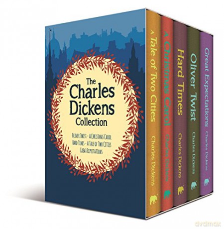 The Charles Dickens Collection: Deluxe 5-Volume Box Set Edition (Arcturus Collector's Classics) - Charles Dickens [KSIĄŻKA]