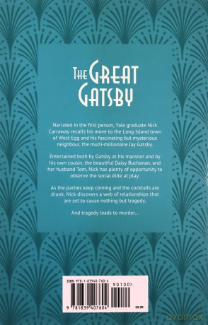 The Great Gatsby (Arcturus Silhouette Classics) - F. Scott Fitzgerald [KSIĄŻKA]