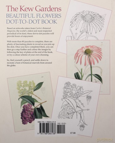 The Kew Gardens Beautiful Flowers Dot-to-Dot Book (Dot to Dot Books) - David Woodroffe The Royal Botanic Gardens Kew [KSIĄŻKA]