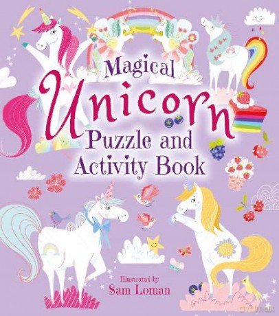 The Magical Unicorn Puzzle and Activity Book - Sam Loman [KSIĄŻKA]