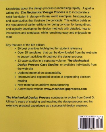 The Mechanical Design Process - David G. Ullman [KSIĄŻKA]
