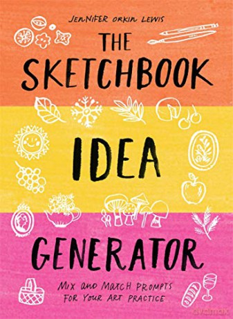 The Sketchbook Idea Generator (Mix-and-Match Flip Book): Mix and Match Prompts for Your Art Practice - Jennifer Lewis [KSIĄŻKA]